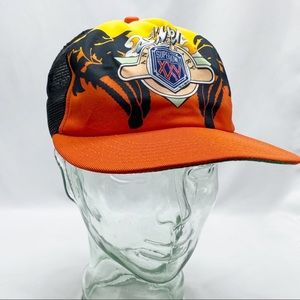 Vintage Super Bowl XXV 25th Anniversary Snapback Trucker Hat